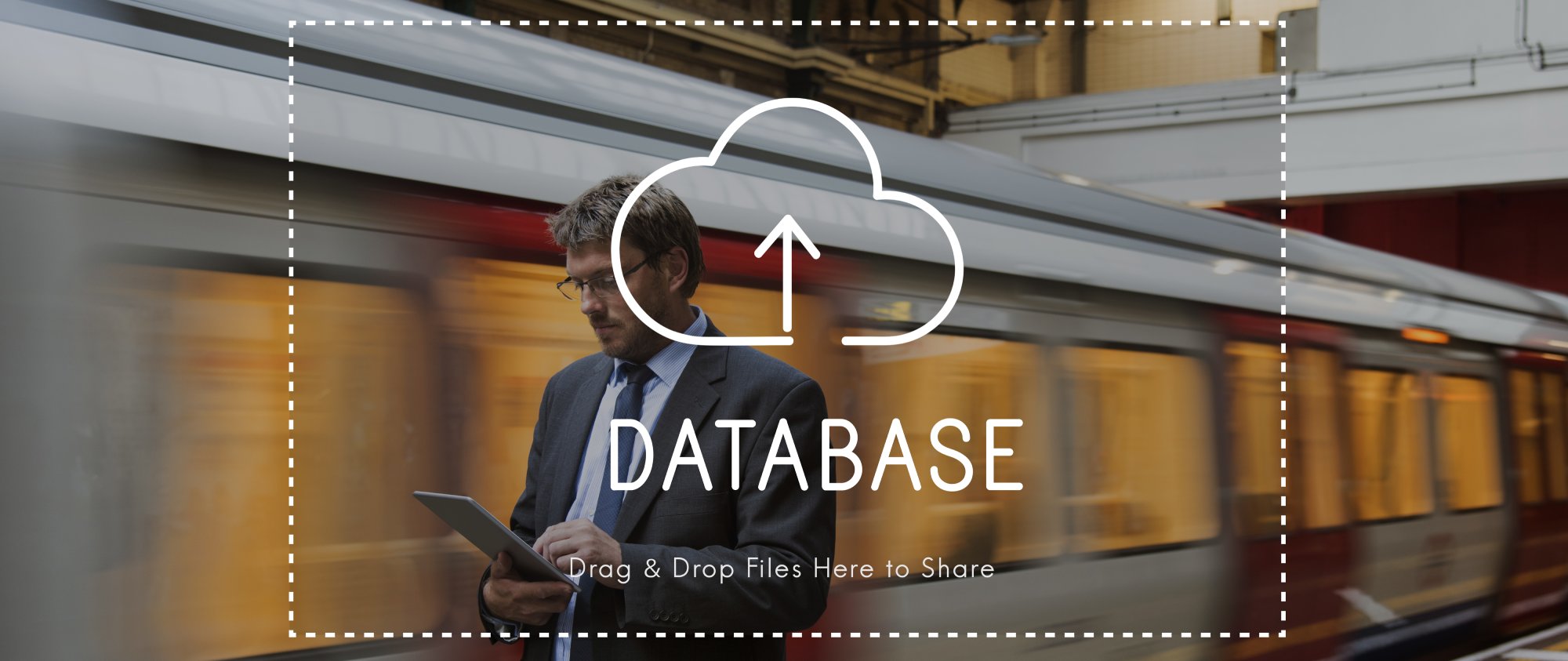 People Using Technology Digital Device with Cloud Computing Icon Intermediate Project