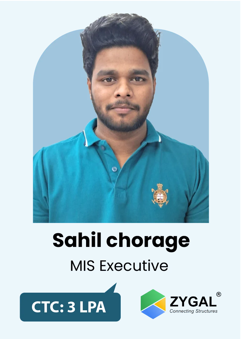 sahil corge placed student