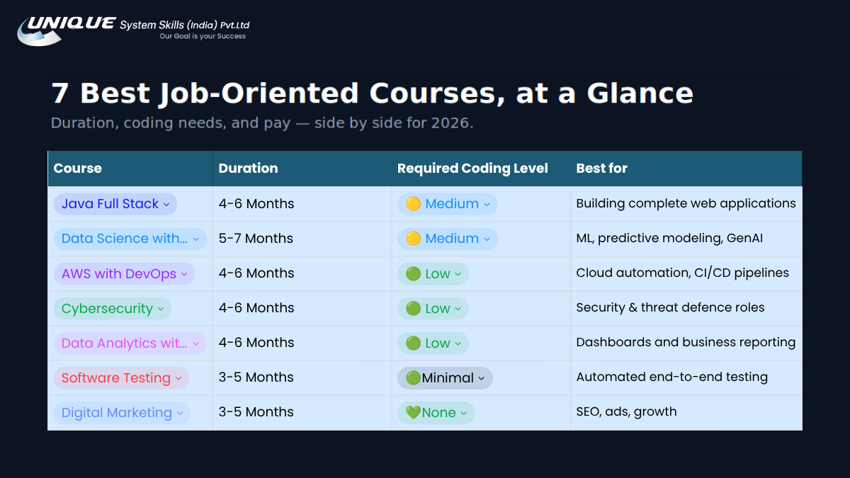 Job-Oriented Courses