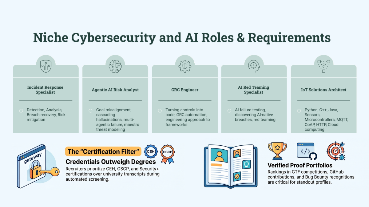 Niche Cybersecurity and AI Roles & Requirements